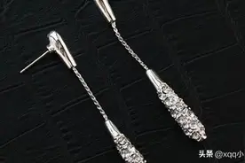 s925银针耳环女时尚优雅长款水滴形合金耳钉源头厂批只需25米包邮图片