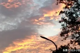 火凤凰般的云霞图片