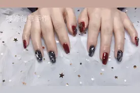 美甲操作流程：16 明明是短粗手瞬间变女神手视频封面