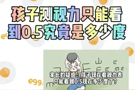 家长的疑惑：孩子测视力只能看到0.5相当于多少度的近视？视频封面