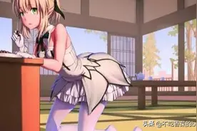 二次元  动漫  白色袜子女孩图片