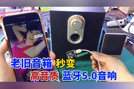 老旧音箱别丢，只要8块钱买个小板插上，秒变高音质蓝牙5.0音响视频封面