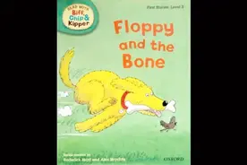 英语原版绘本阅读，牛津树L3，Floppy and the Bone 每天一本好书视频封面