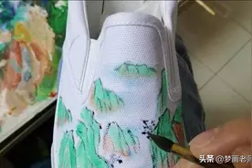 亲手为你手绘的布鞋，你走的路将是独一无二！图片