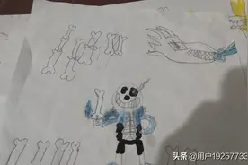 这我画的传说之下的人物。图片