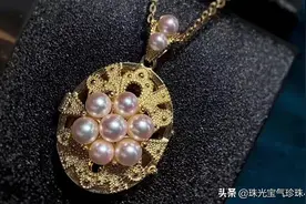 复古珍珠吊坠，纯银材质，宫廷风，罗马镂空花纹，古典韵味图片