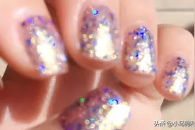 小仙女亮晶晶新年美甲「金棕色甲油试色」看着就有钱视频封面