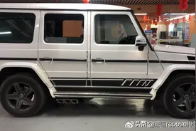 奔驰G350D 柴油车 改装repose模拟声浪排气，8种声浪任意切换图片