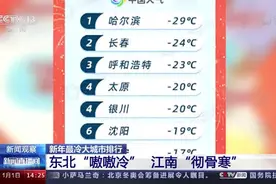 【#最冷榜单出炉#！北方“嗷嗷冷”PK 南方“彻骨冷”视频封面