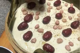 春节vlog：温州妈妈教你做糯米蒸糕，红糖加糯米粉，简单好吃视频封面
