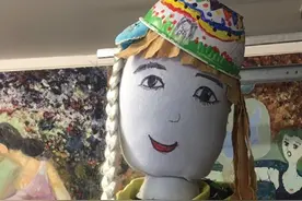 scarecrow～小花的稻草人～哈哈😄小花从设计到完成，英语介绍视频封面