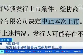 【A股首例！#东方日升可转债募资结束后中止上市#视频封面