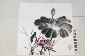写意水墨荷花画法，笔法清晰，简单易学视频封面