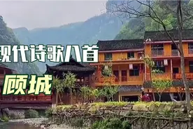 顾城八首现代诗，当中有一句，成为中国新诗经典名句视频封面
