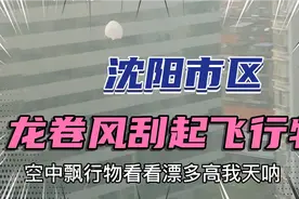 沈阳市区发现飞行物疑是龙卷风！应该是老人说的旋风吧！