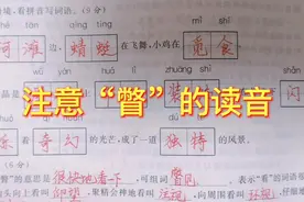 试卷上这一题失分较多，“瞥”的意思是什么，表示看的词语有哪些视频封面