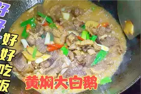 全职宝妈在家兼职做纯手工辅食，半天挣200，中午做黄焖鹅肉庆祝视频封面