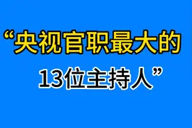 央视主持人都是什么官职你知道吗？猜猜都有谁？视频封面