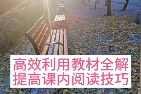 高效利用教材全解，让孩子课内阅读答满分的技巧。视频封面
