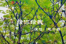 毛不易《给你给我》渴望的温柔美妙的旋律令人心情舒畅。视频封面