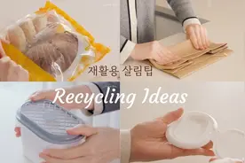 韩国主妇生活秘诀分享，比买更有用的再利用生活小贴士，经济实用视频封面