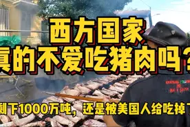 一年吃掉一亿头猪，猪肉产量全球第二，西方人真的不爱吃猪肉吗？