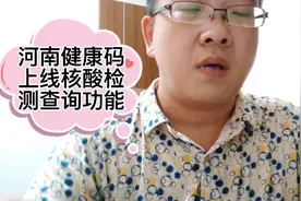 河南健康码上线核酸检测查询功能，打过新冠病毒疫苗的会显示金边视频封面