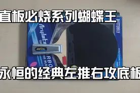 直板选手必烧底板，没有之一，蝴蝶王泰克西姆经典的左推右攻底板视频封面