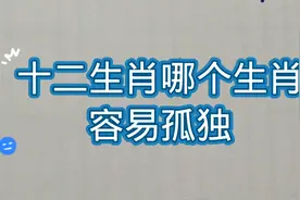 12生肖哪个生肖容易孤独？这里面有你吗？视频封面