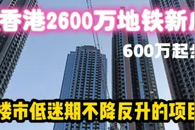 香港2600万地铁新房，山景河景尽收眼底，楼市低迷期不降反升?视频封面