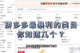拼多多最暴利的类目你知道几个？视频封面