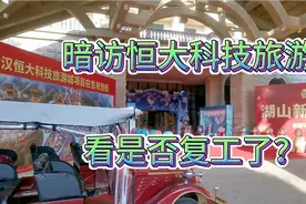 暗访武汉恒大科技旅游城，到底复工没？闯进去看看视频封面