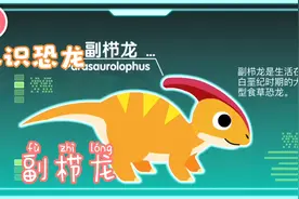 宝宝巴士    认识恐龙，我们一起来认识副栉龙吧视频封面