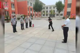 烈日大练兵，东平县教体系统举办专职保安培训图片