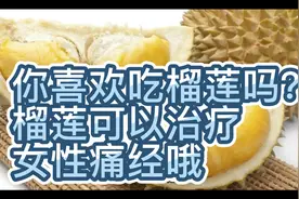 榴莲的功效于营养价值，榴莲可预防肠癌，可以治疗女性痛经哦！视频封面