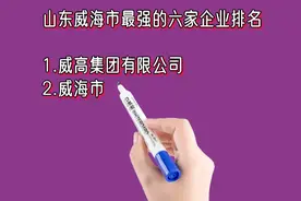 山东威海市最强的六家企业排名视频封面