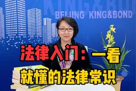 法律入门：一看就懂的法律常识。视频封面