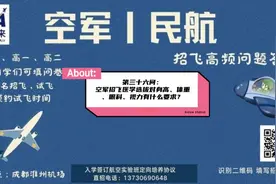 第三十六问：空军招飞医学选拔对身高体重、眼科视力有什么要求？视频封面