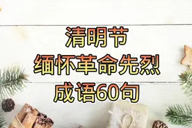 清明节快到了缅怀革命先烈词句，你准备好了吗，不用找了这有60句视频封面