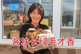 30斤黄豆酱块发酵两个月，长满绿毛，东北老妈洗净撒10斤盐下大酱