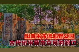 上海米市渡郊野公园 清朝时期的稻米交易渡口码头 露营郊游最佳选视频封面