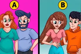 脑力测试:下面两对情侣，哪对儿有孩子了？视频封面