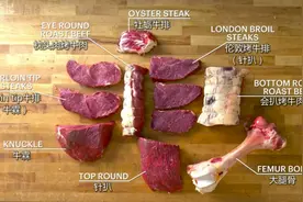 美国牛肉后腿部位肉分割视频视频封面