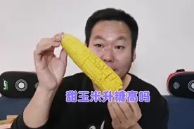 有点意外！甜玉米脆甜可口，糖友老王吃一个很大的甜玉米升糖高吗视频封面