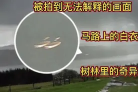 被拍到无法解释的画面，马路上的白衣女子，森林里的奇异生物视频封面