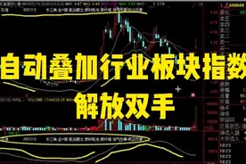 再也不用手动叠加个股的板块指数了，这个指标彻底解放双手视频封面