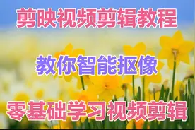 如何把视频里面的人物抠出来更换背景？教你智能抠像，零基础可学