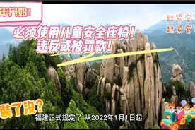 2022年1月1日开始，儿童要使用安全座椅，违反或受100元以下罚款视频封面
