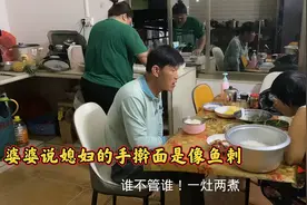 我的远嫁生活之海南公婆今天逆袭坐上第一茬了，儿媳妇还在擀面条视频封面