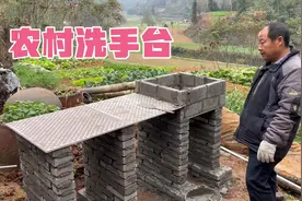 乐乐家请师傅砌洗手台，外观大气又实用，老妈做一桌子农家菜犒劳视频封面